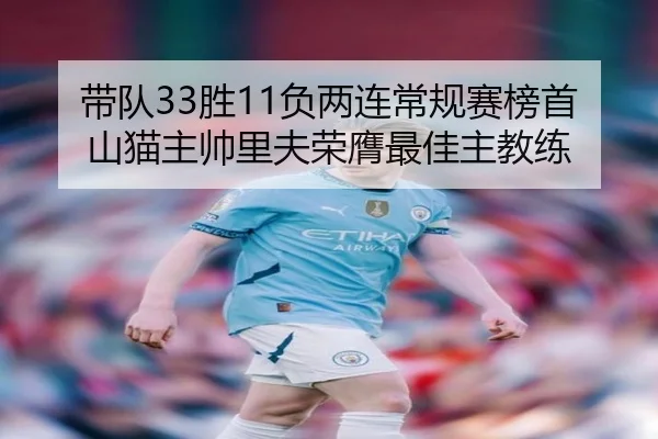 带队33胜11负两连常规赛榜首 山猫主帅里夫荣膺最佳主教练 - NG28